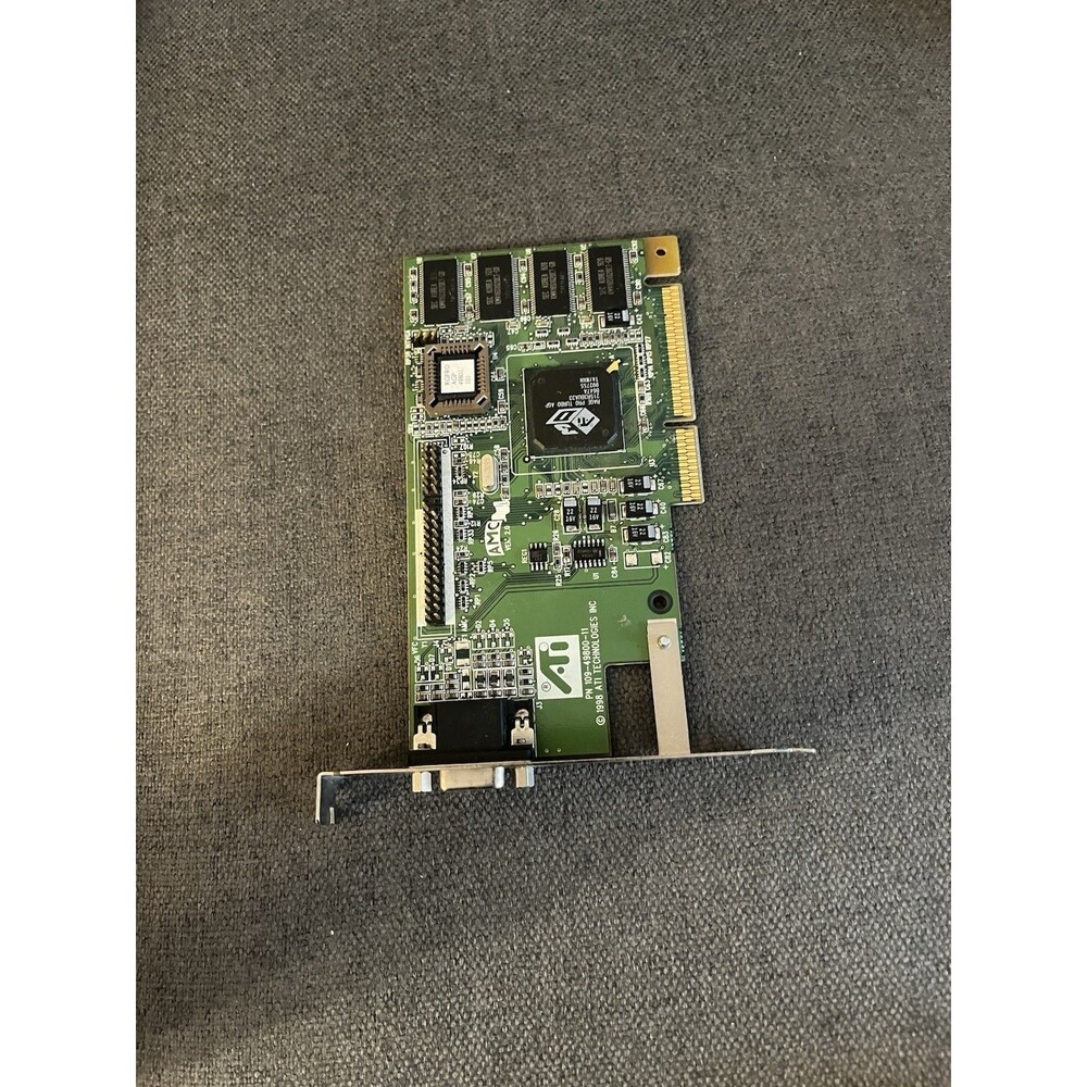 ATI 109-49800-10 Rage Pro Turbo AGP 215R3DUA33  RGPRO 49801 (untested)